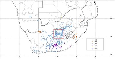 Climate Conditions During a Rift Valley Fever Post-epizootic Period in Free State, South Africa, 2014–2019